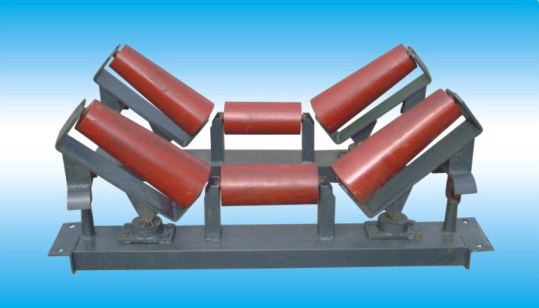 锥形调心托辊组